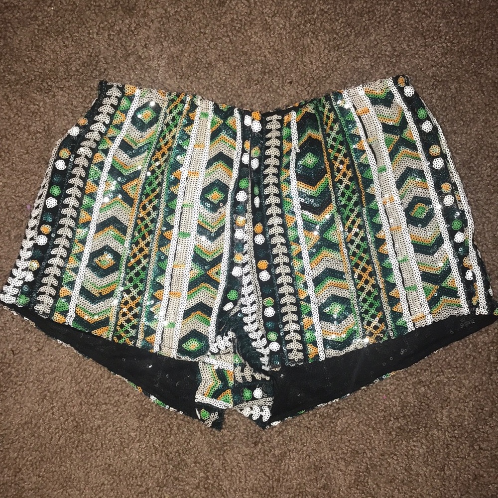 Sequin Shorts